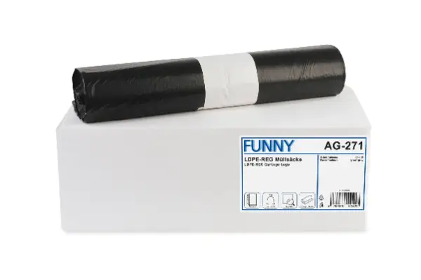 LDPE-Müllsäcke 120 l, Typ 60 – Farbsystem
