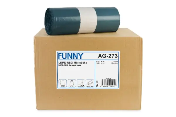 LDPE-Müllsäcke 120 l, verstärkt (Typ 100–150)