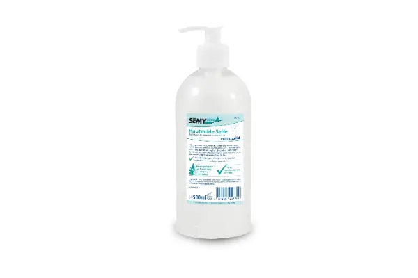 Seifencreme weiß, parfümfrei, 15 × 500 ml Pumpflasche