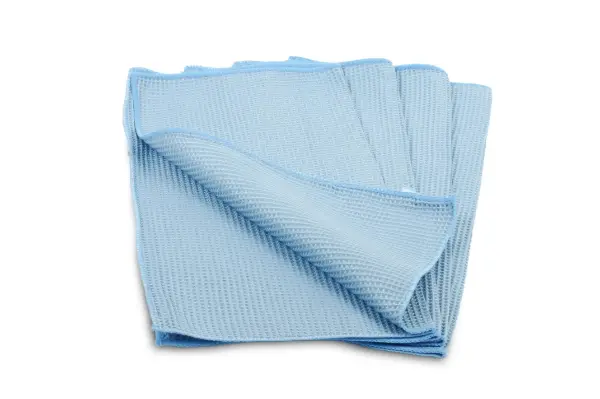 Mikrofaser-Waffeltuch blau, 40 × 40 cm