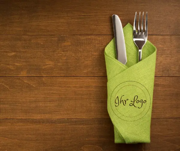 Servietten mit Logo – Point-to-Point
