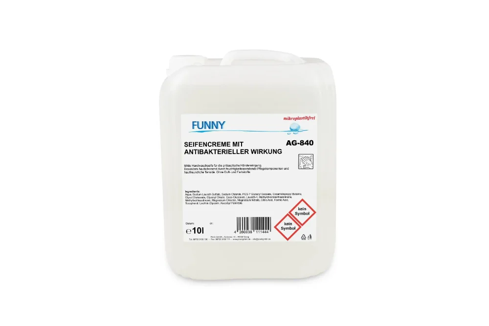 Seifencreme antibakteriell, parfümfrei, 10-l-Kanister