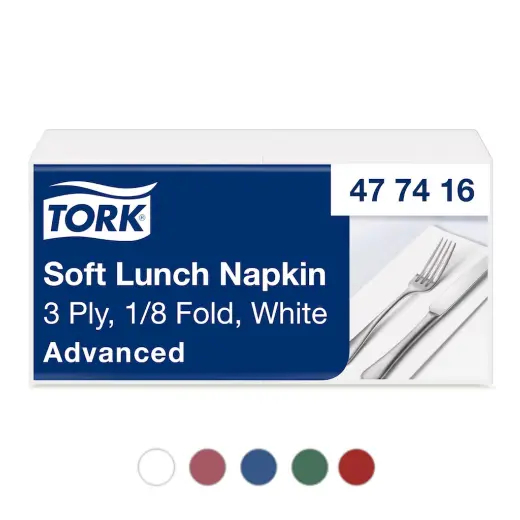 Tork Lunchservietten 1/8-Falz, 3-lagig